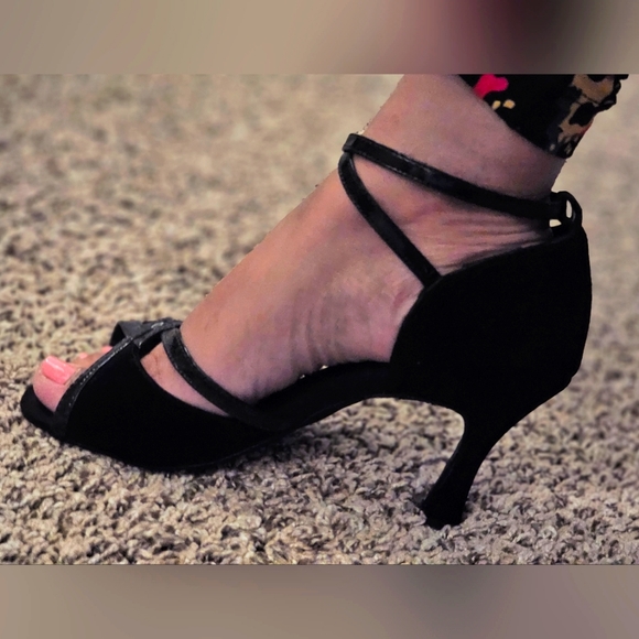 Shoes Women 65 Black Low Heel Dancing Shoes Poshmark